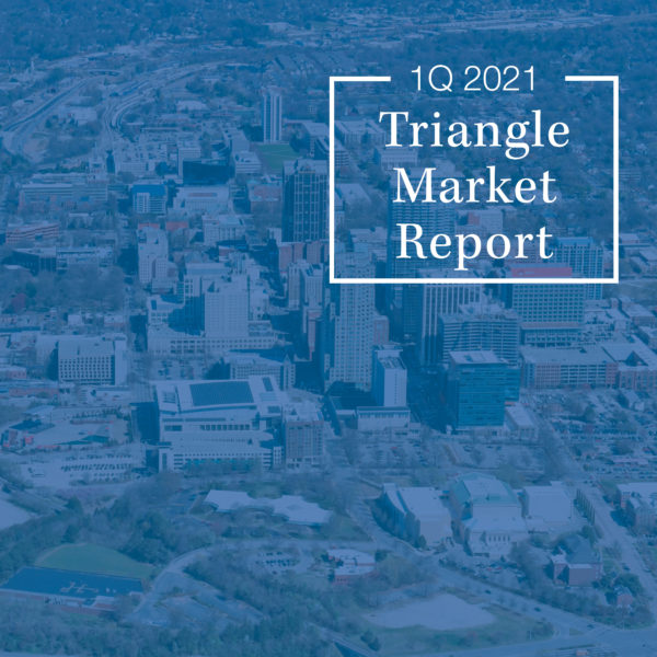 1Q 2021 Triangle Quarterly Market Report office warehouse flex retail investment sales